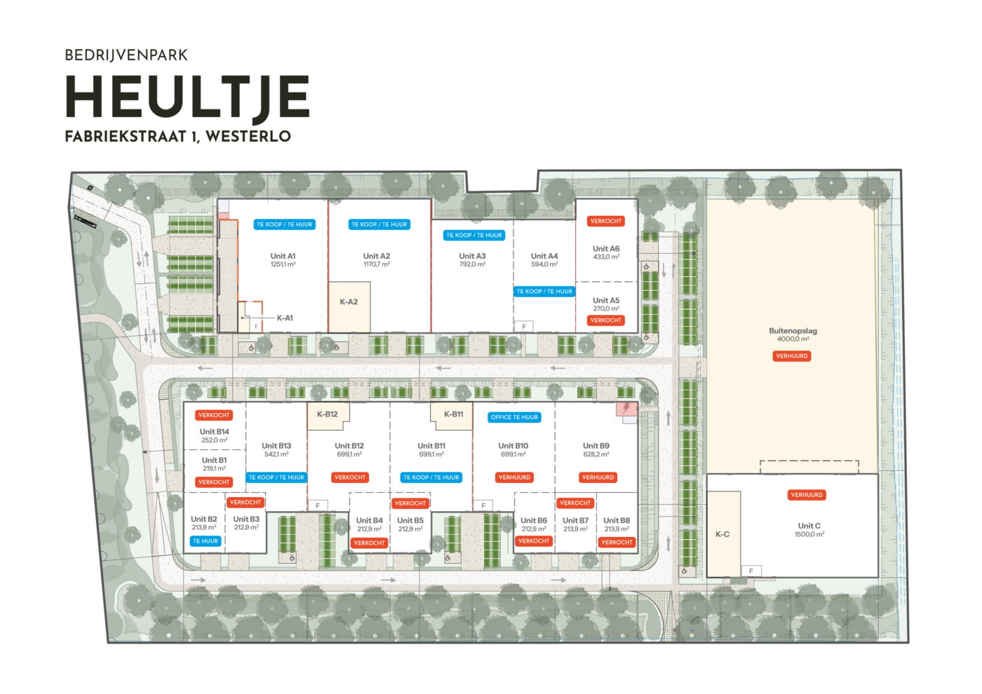 Immo Darwin Plattegrond Bedrijvenpark Heultje