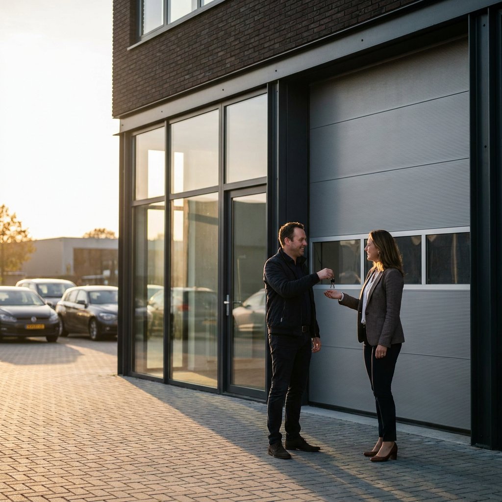 Sleutel-op-de-deur bedrijfsgebouw